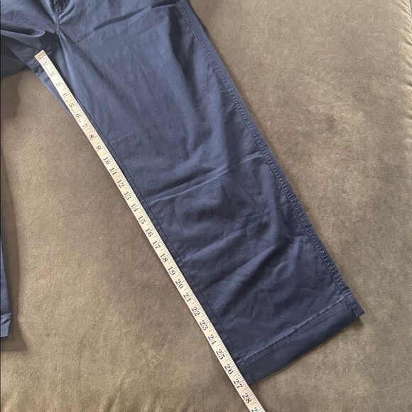 Women’s Navy Blue Straight Leg High Rise Office Casual Pants a new day 4R NEW - Picture 10 of 14